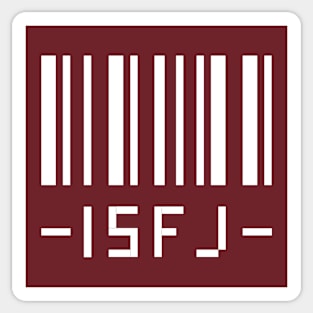 -ISFJ- Barcode Sticker